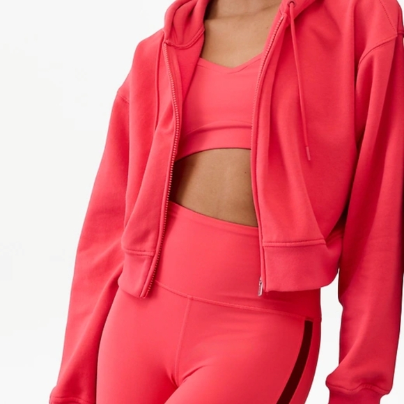 Athleta Tops - Athleta Women Pink Hoodie, Size Medium
